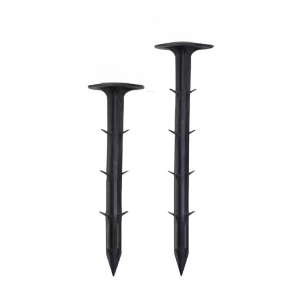 멀칭핀 부직포 잡초매트 비닐 멀칭 잡초방지 부직포핀 A. 검정색 11cm 500개 - 상품 이미지
