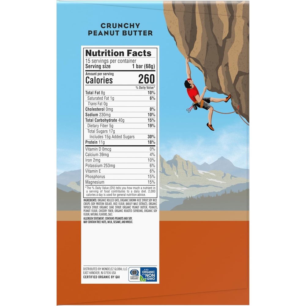 CLIF BAR 클리프바 단백질바 땅콩버터 15개입 - 상세 이미지 2