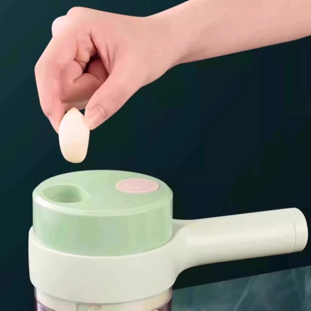 파써는 기계 채칼 채절기 썰기 다기능 마늘 A. 1 홈에디션 전기 마늘 믹서기 마늘 으깨 - 상세 이미지 5