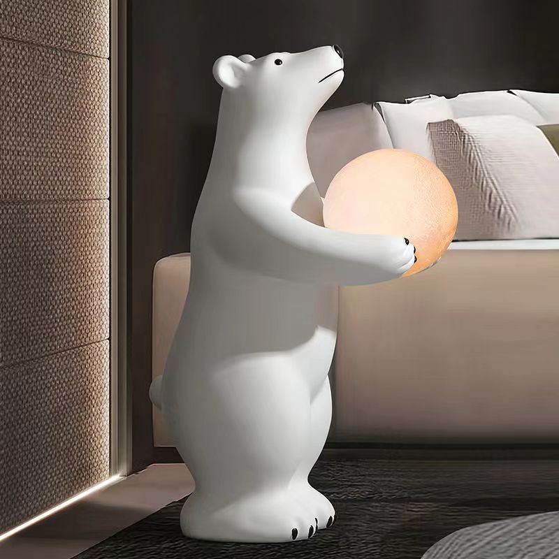 2단 북극곰 트레이 선반 미니바 현관 차키 사이드 테이블 소파옆 - 상세 이미지 5