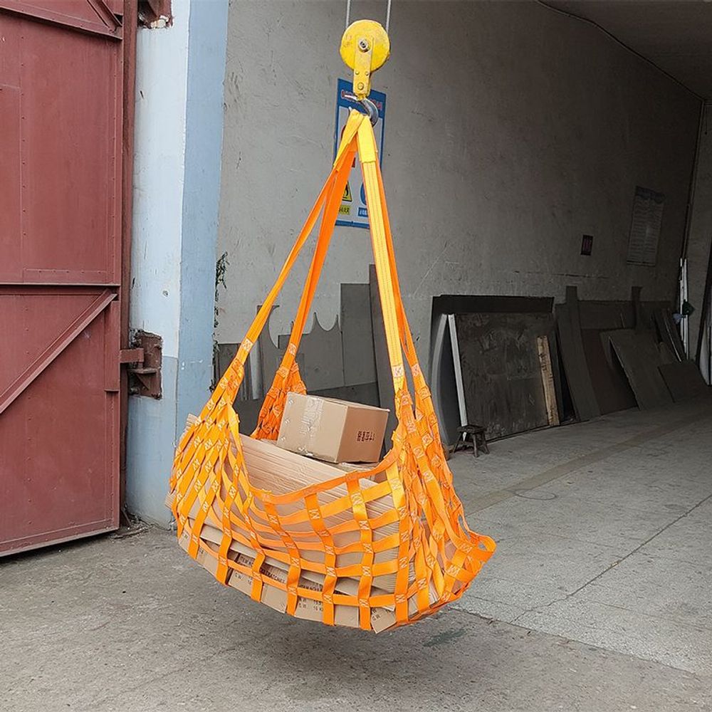 해양 화물 그물 마대 리프팅 안전 하역 네트 선박 그물망 A. 1m1m 300kg 10cm - 상품 이미지