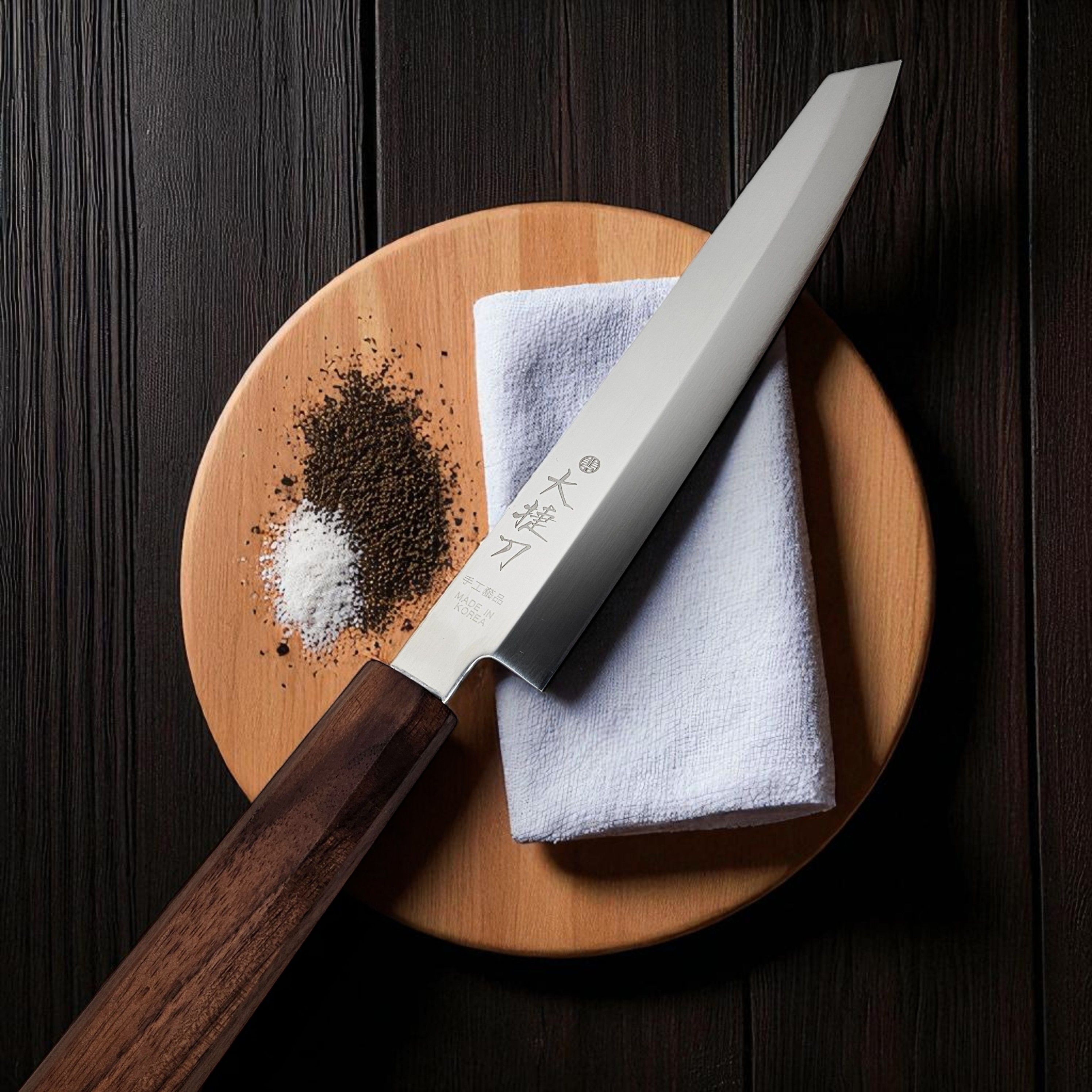 명장 조상진 대첩도 미니 사시미 키리츠케 칼 이미지 7
