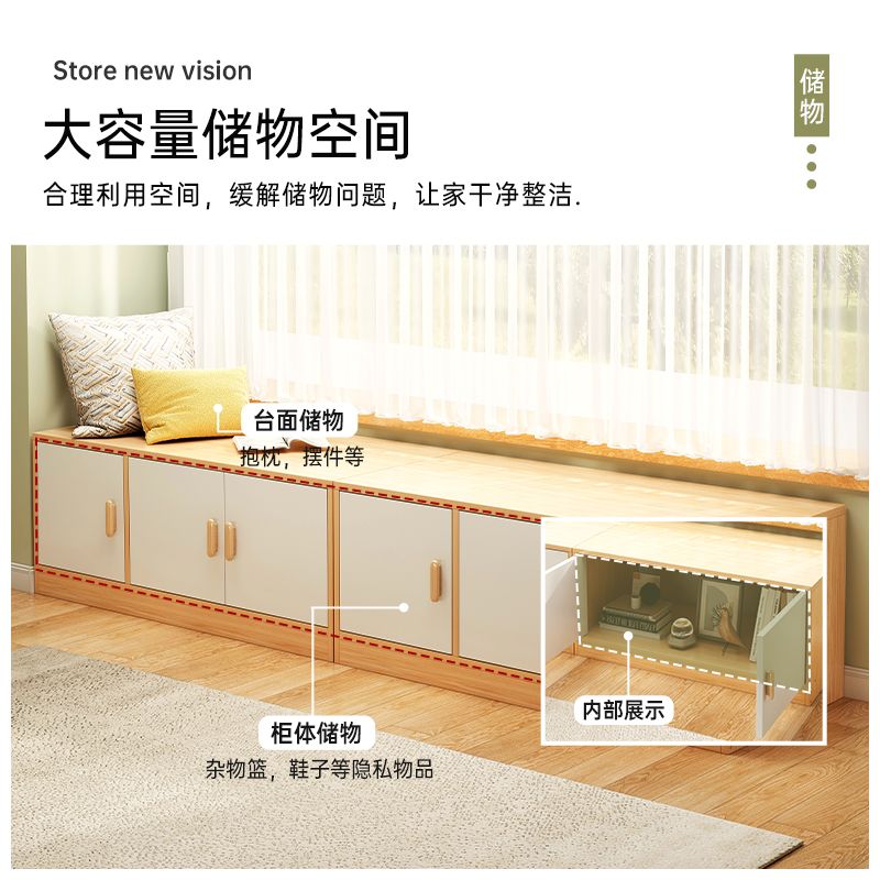 tv 거실장 장식장 1200 원룸 모던 원목 선반 티비장 - 상세 이미지 4