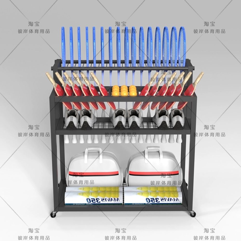 배드민턴라켓거치대 테니스 B. 블랙배드민턴 라켓 10개 탁구 라켓 1, A. 스토리지 랙 - 상세 이미지 3