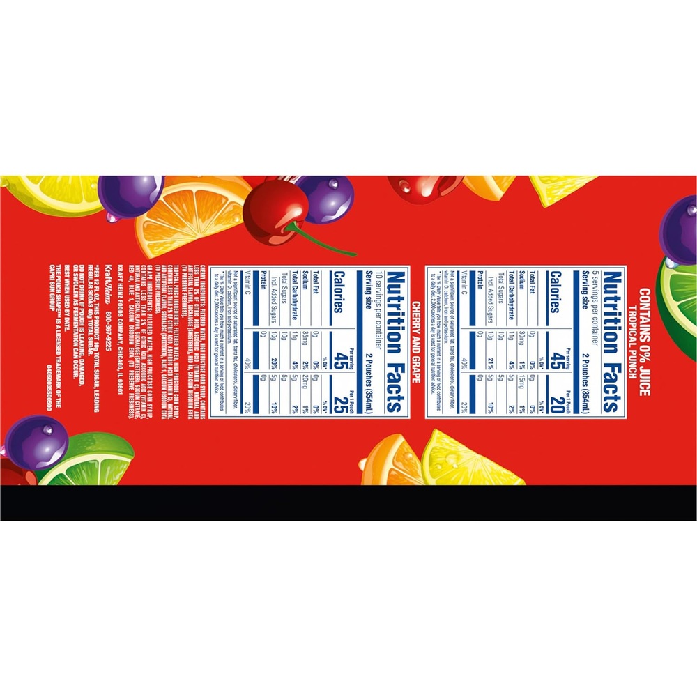 Kool-Aid 쿨에이드 트로피컬 펀치 음료 30팩 177ml - 상세 이미지 3