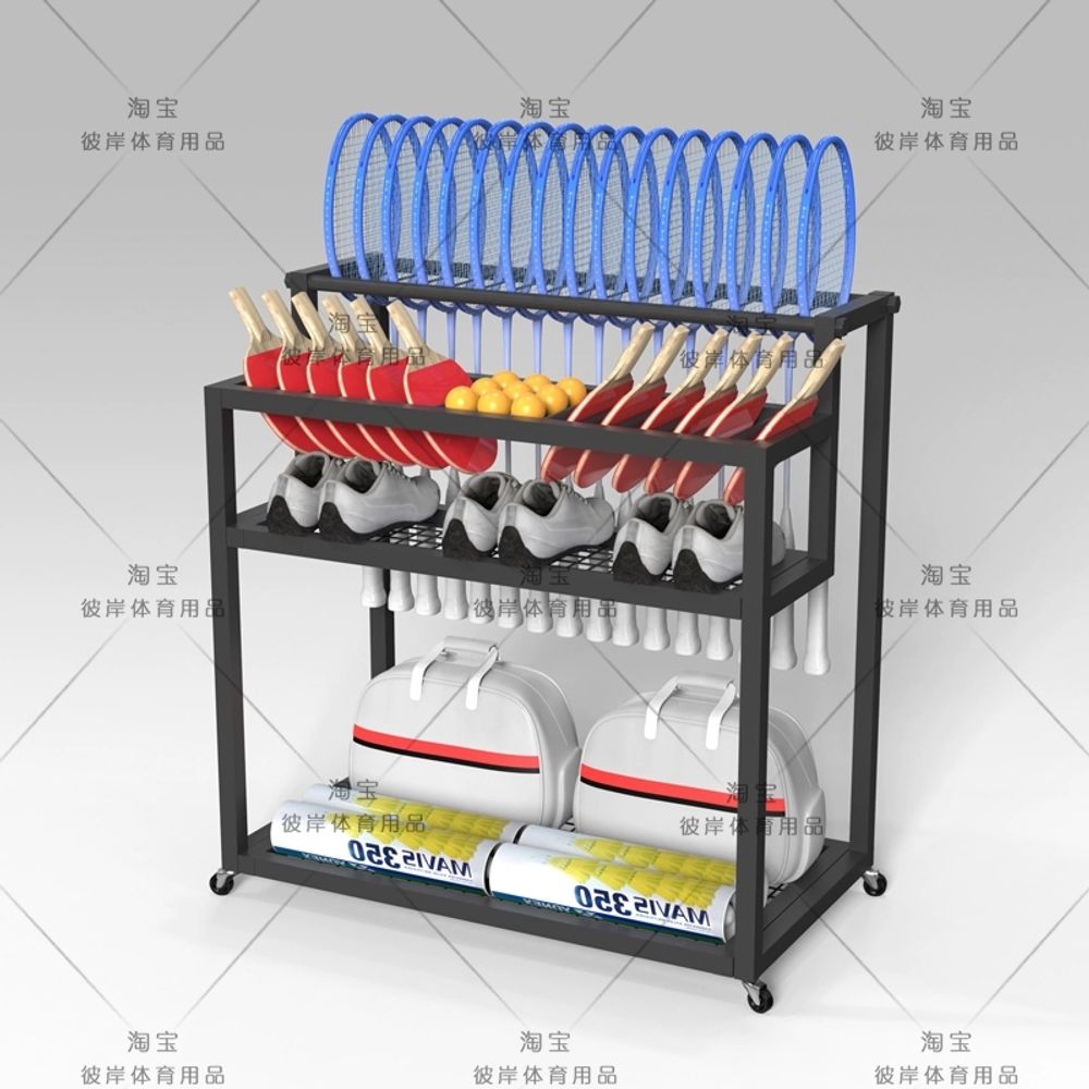 배드민턴라켓거치대 테니스 B. 블랙배드민턴 라켓 10개 탁구 라켓 1, A. 스토리지 랙 - 상세 이미지 4