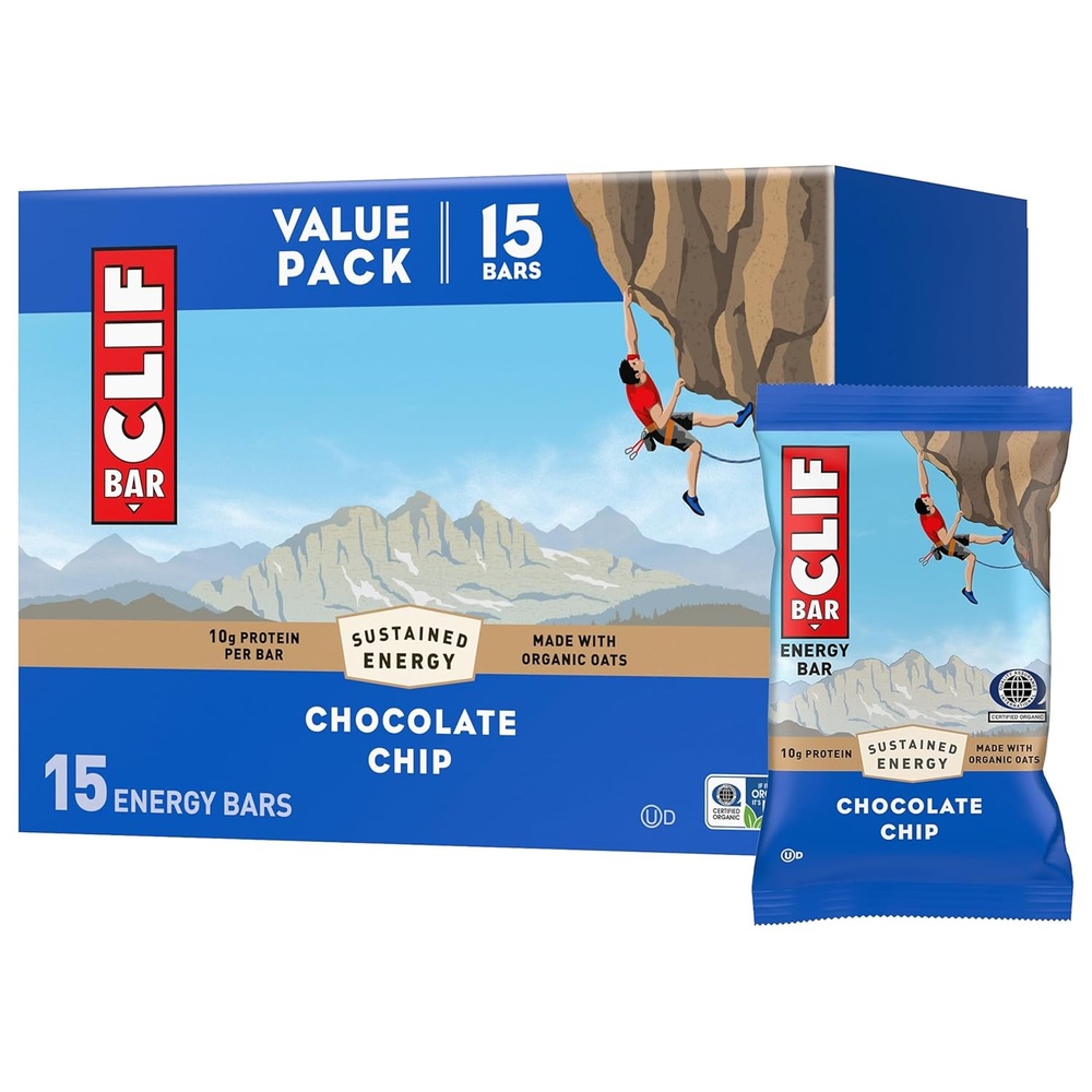 CLIF BAR  클리프바  단백질바 초코칩 15팩 - 상품 이미지