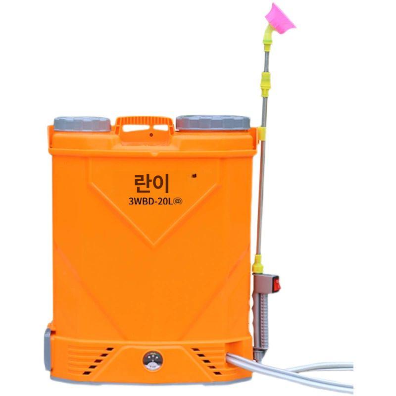 전동 고압 분무기 충전식 농약 살포 16리터 정속 3개 분사구