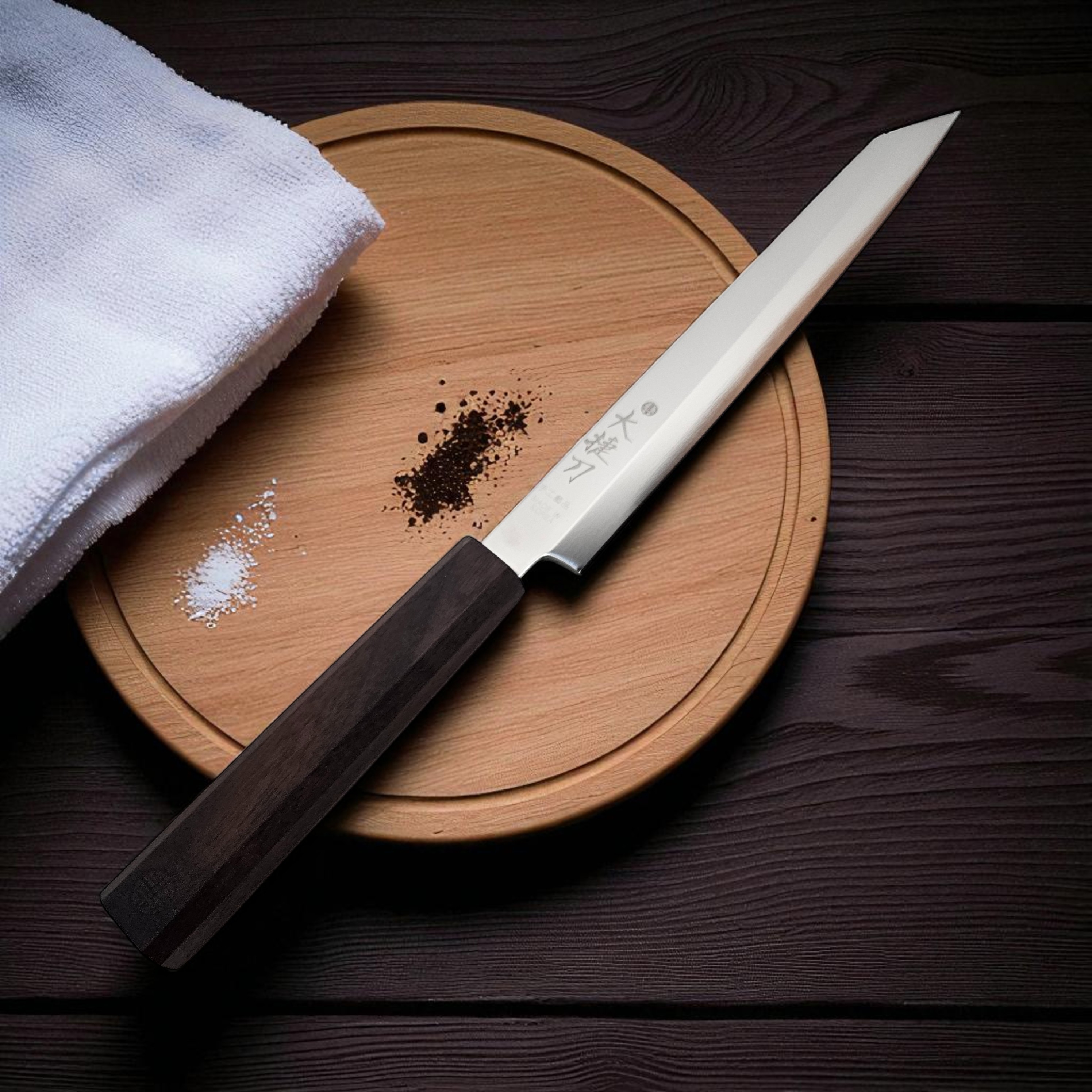 명장 조상진 대첩도 미니 이도기리 사시미 칼 - 상세 이미지 5
