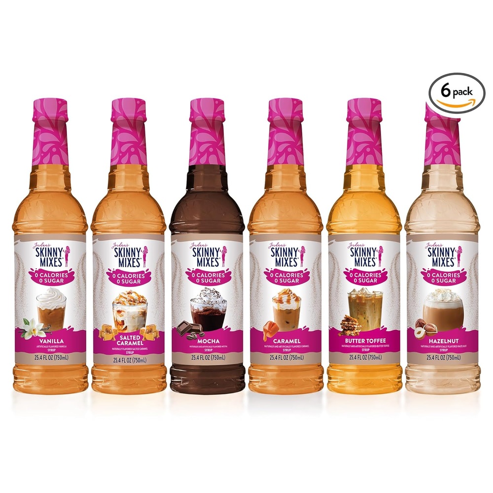 Jordans 스키니 시럽 무설탕 시럽 6종 세트 750ml - 상세 이미지 3
