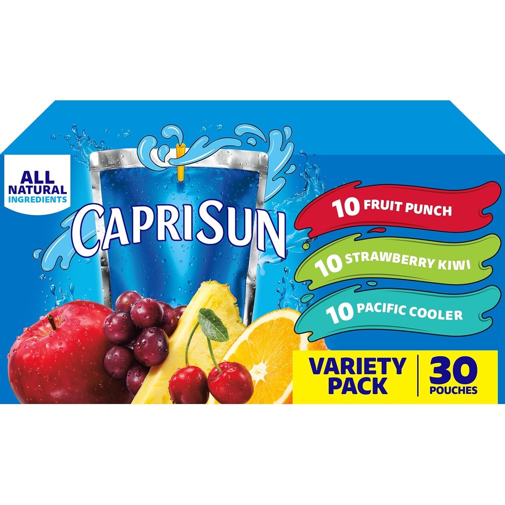 Capri Sun 카프리썬 과일펀치 30개입 딸기키위 177ml - 상품 이미지