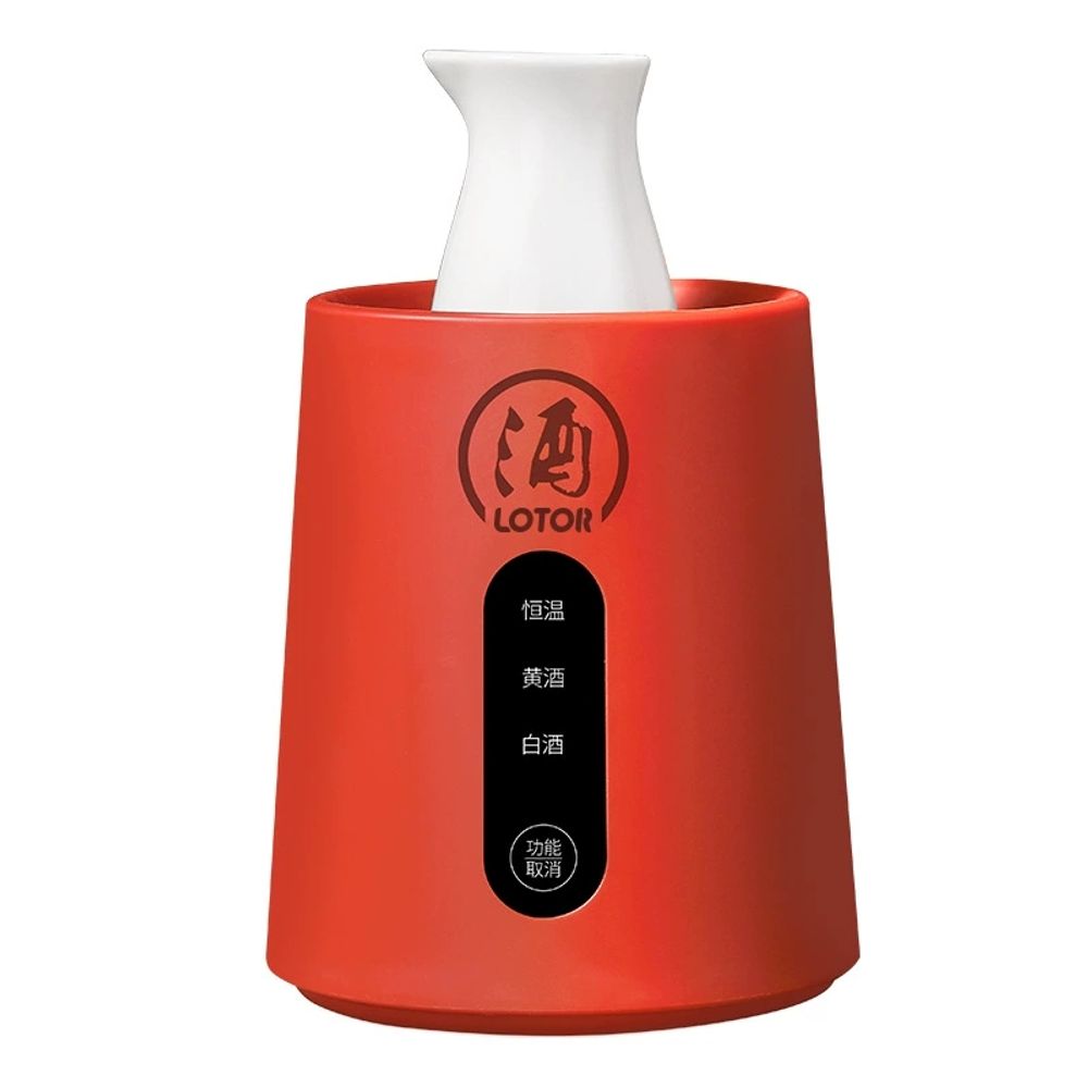 사케 중탕기 정종 보온기 워머 와인 온사케 술병 선술집 A. 크림 화이트 300ml 디럭스 - 상세 이미지 5