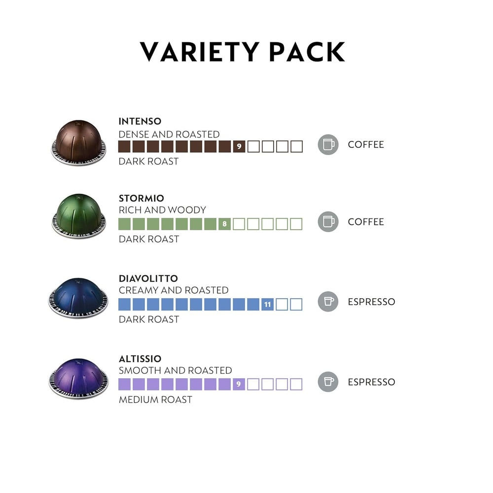 네스프레소 버츄오 다크 캡슐