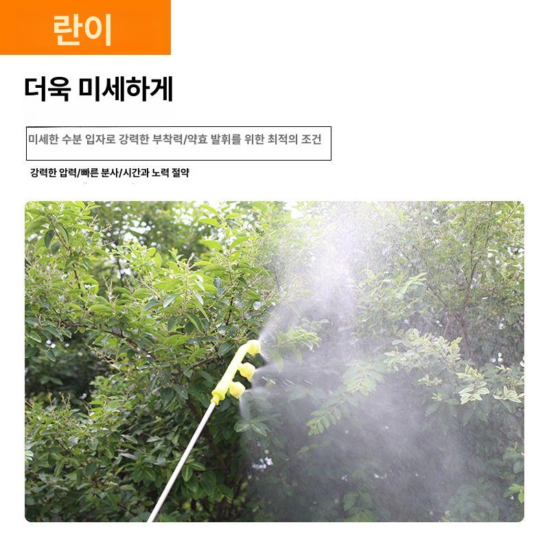 전동 고압 분무기 충전식 농약 살포 16리터 정속 3개 분사구 - 상세 이미지 4
