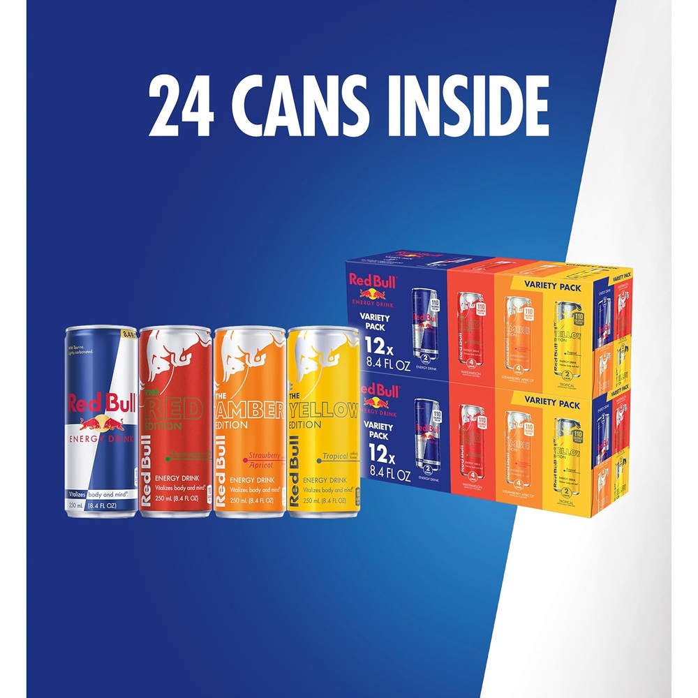 Red Bull 레드불 에너지드링크 24캔 250ml 다양한 맛 이미지 8