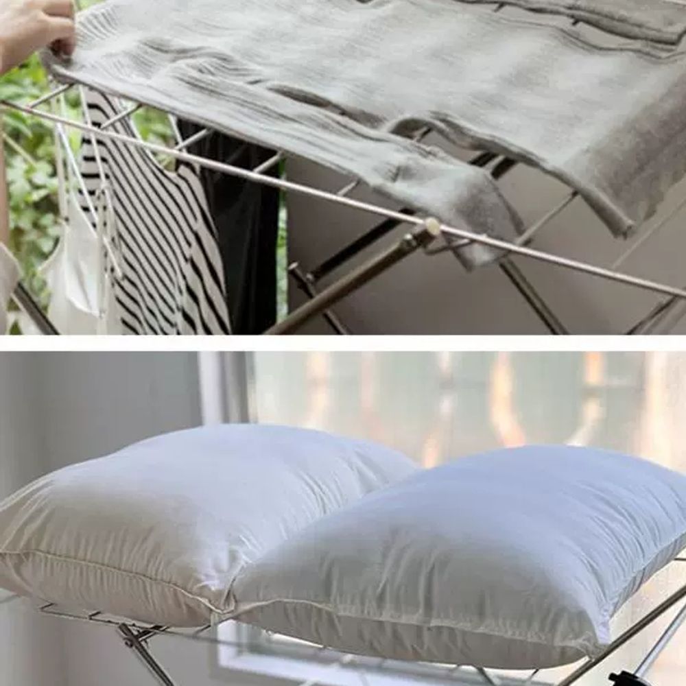 타워형 대형 빨래 건조대 빨래건조대 이동식 A. 전체 하중 베어링 15kg 폴딩 건조 랙 - 상세 이미지 4