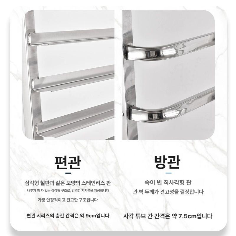 트레이 스메그 스테인레스 오븐랙 15단 건조대 베이킹 30층 각관 고급형