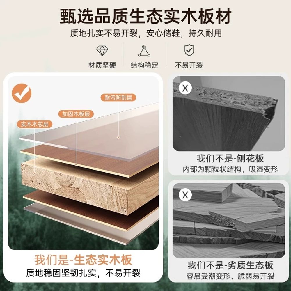 원목 침대협탁 캐비닛 라탄 소파 침실 모던 AF. High Fiber Board Core - 상세 이미지 2