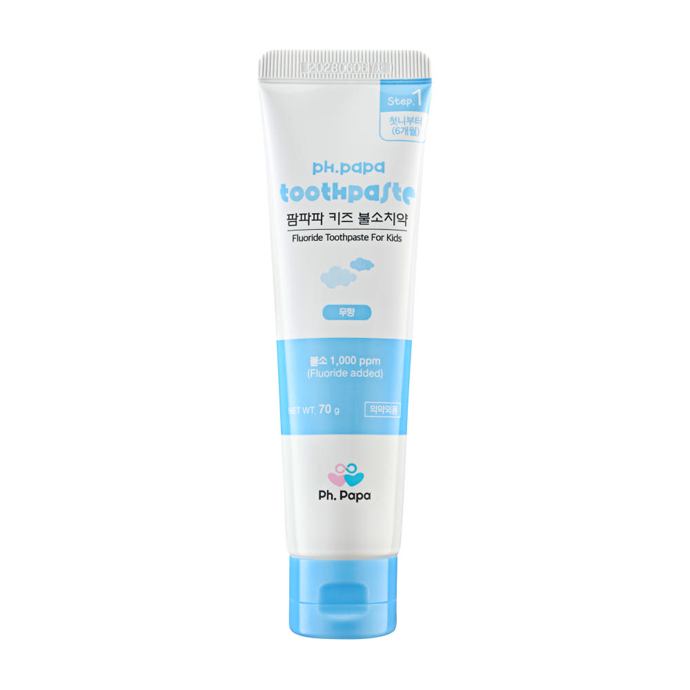 팜파파 키즈 불소 치약 스텝1 무향 70g 가격 추이 팜파파 Ph.Papa 팜파파 키즈 불소 치약 스텝1 무향 70g - 최저가 6,300원