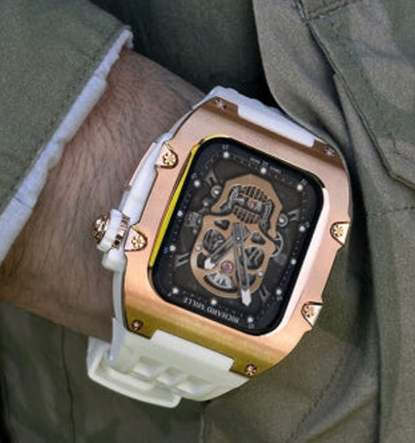 애플워치 스트랩 11 케이스 메탈 일체형 SE 티타늄 46 울트라3 애차드밀 리차드밀 10