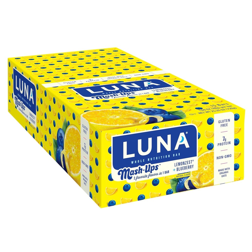 LUNA Bar 루나바 레몬블루베리 단백질바 15개 - 상품 이미지