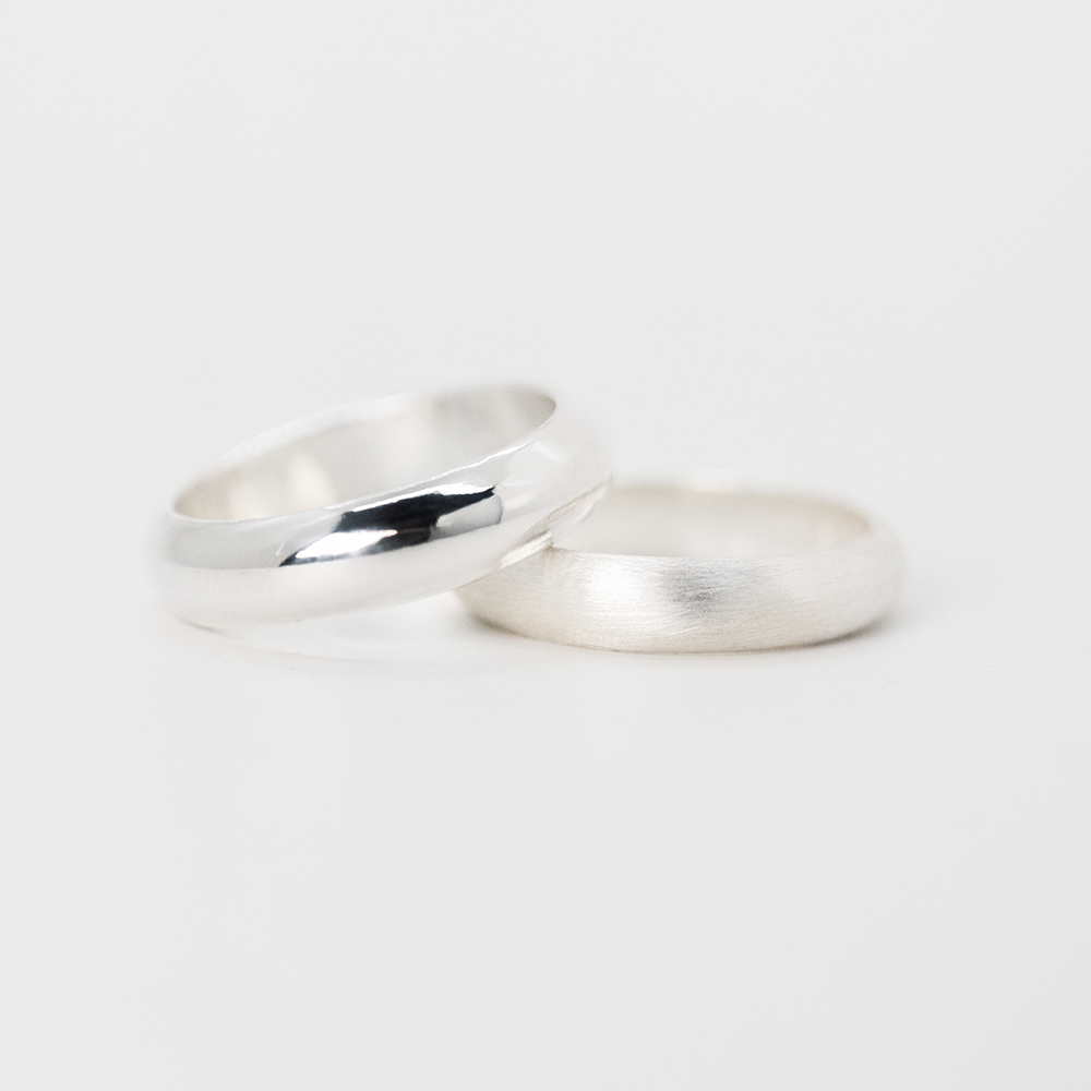 925하우스 은가락지 엥게이지 실버반지 커플링 데일리 볼드 우정반지 3mm 4mm 5mm