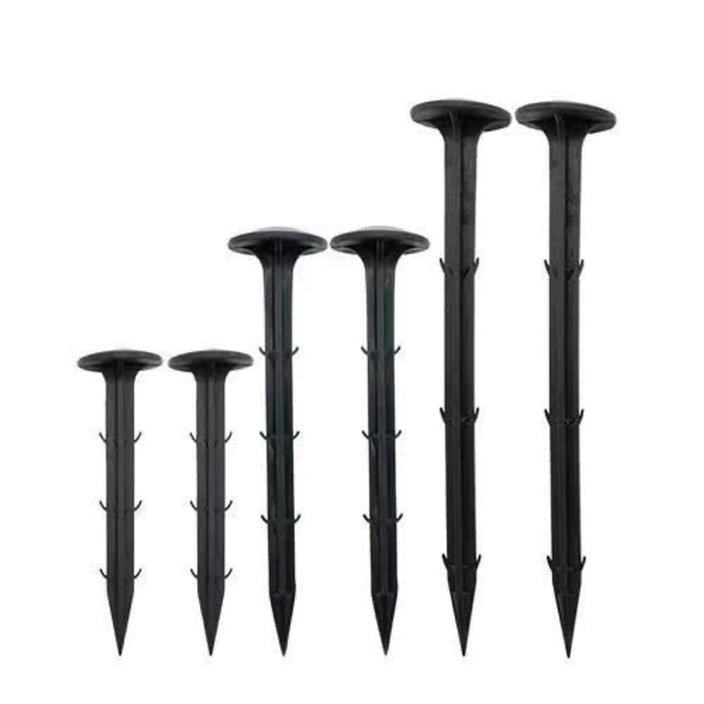 멀칭핀 부직포 잡초매트 비닐 멀칭 잡초방지 부직포핀 A. 검정색 11cm 500개 - 상세 이미지 2