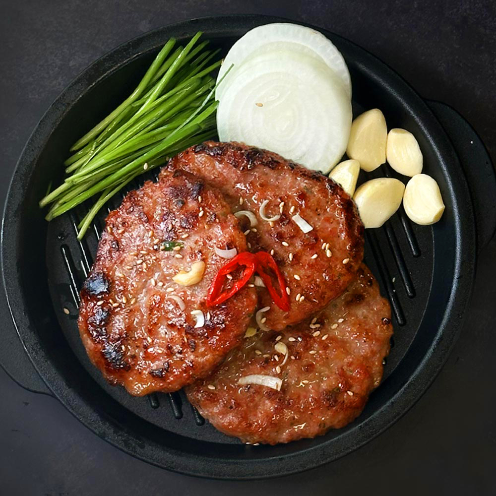 [파인밀]육즙가득 한돈 수제 떡갈비 (팩당 100g x 6개입)