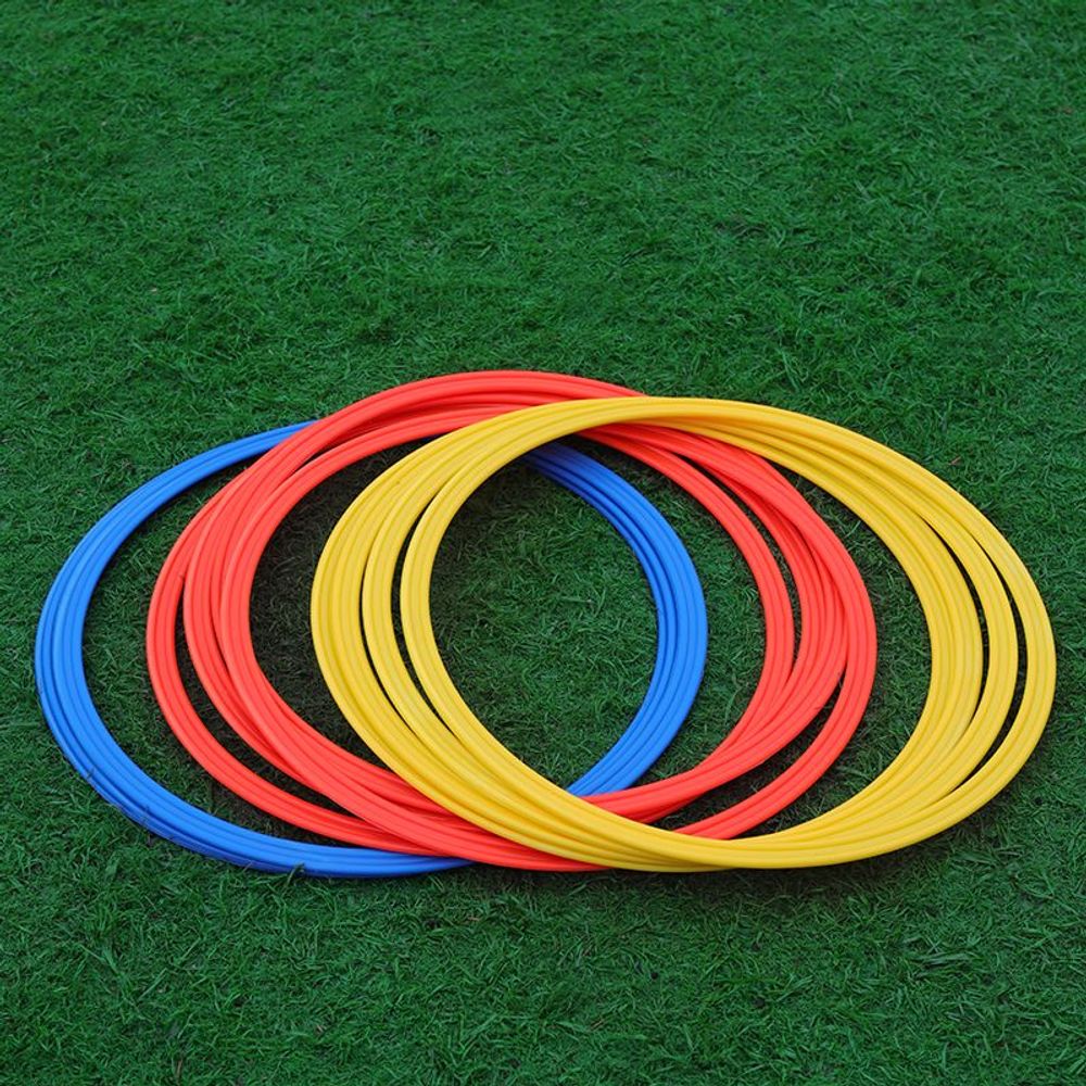 민첩성 트레이닝링 축구링 훈련 혼합색 두꺼운 A. 볼드 직경 40cm 12가지 혼합 색상 - 상품 이미지