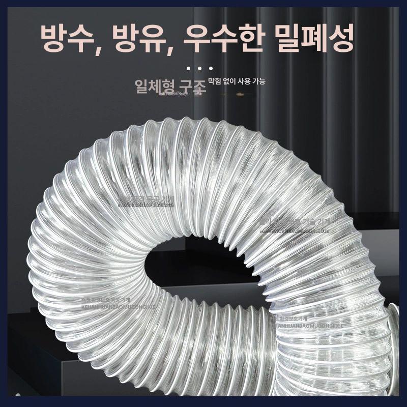 PVC 주름관 배수관 하수도 차단 파이프 튜브 빗물배수관 커넥터 빗물받이 커버 외벽 - 상세 이미지 3