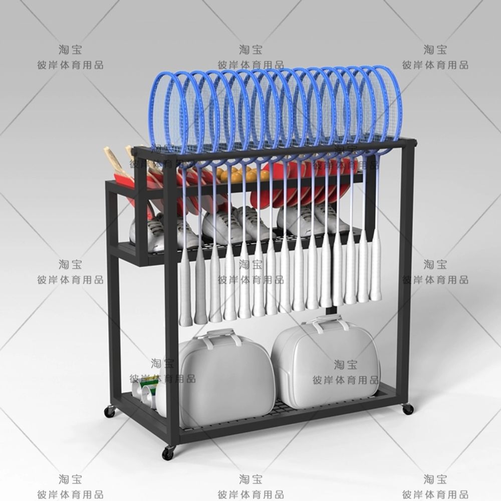 배드민턴라켓거치대 테니스 B. 블랙배드민턴 라켓 10개 탁구 라켓 1, A. 스토리지 랙 - 상세 이미지 5