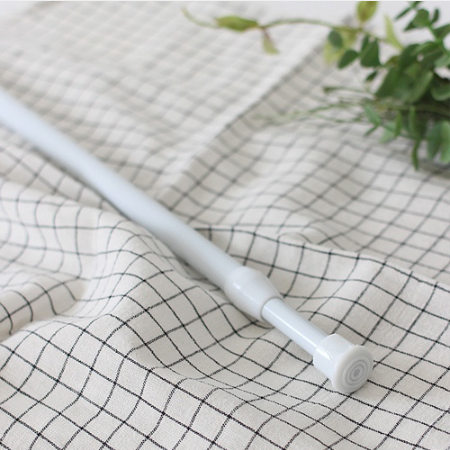 체크 노란색 레이스 가리개커튼 창문 바란스 가림막 가리개 인테리어 미니 패브릭 커튼