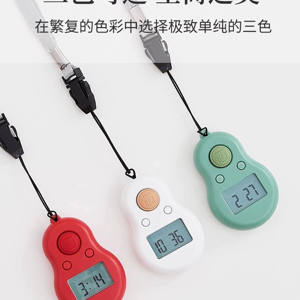 손가락 계수기 무소음 반지 카운팅 숫자세는기계 A. 비즈 배터리 모델빛나는 1 채널 빨간색 - 상세 이미지 5