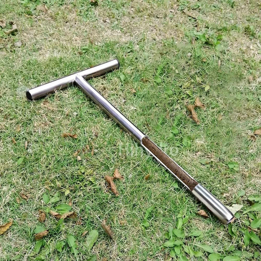 복령 탐침봉 흙 버섯 지하 탐침 도구 야외 A. 긴 토양 샘플러 21인치 5225cm - 상세 이미지 4