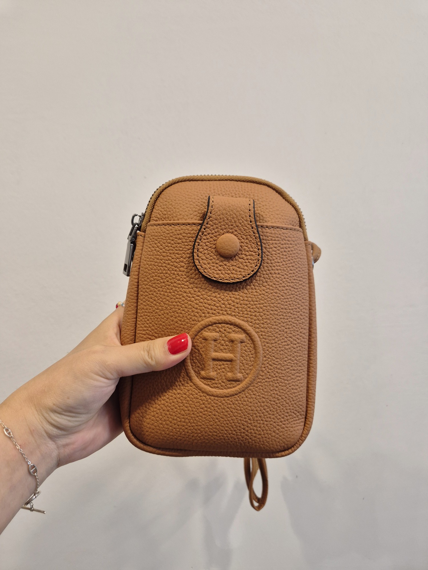 핸드폰 가죽 미니 포켓 크로스백