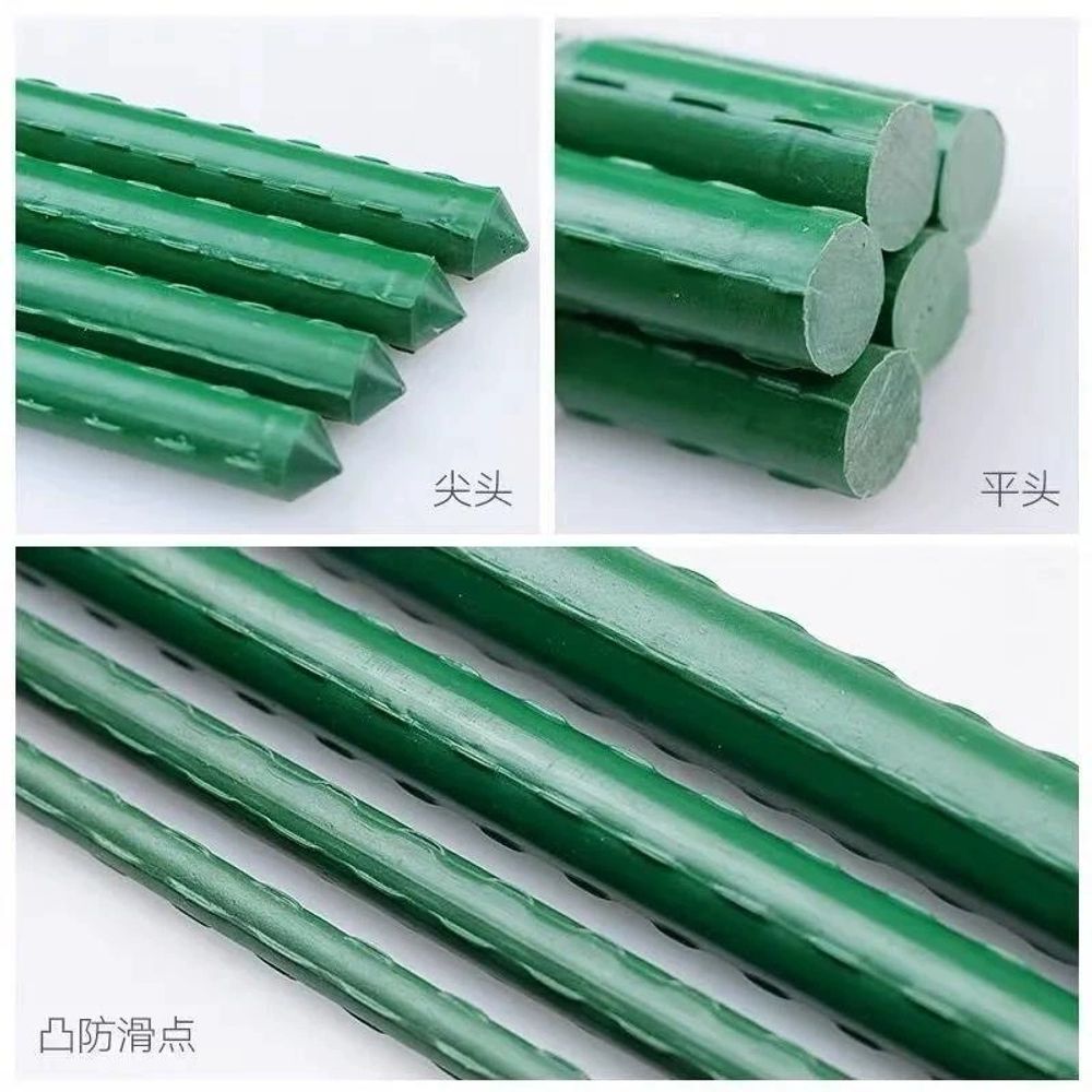 고추 지주대 토마토 화분 넝쿨 A. 두께 8mm 길이 0.6m 50개 버클, A. 특대 - 상세 이미지 4
