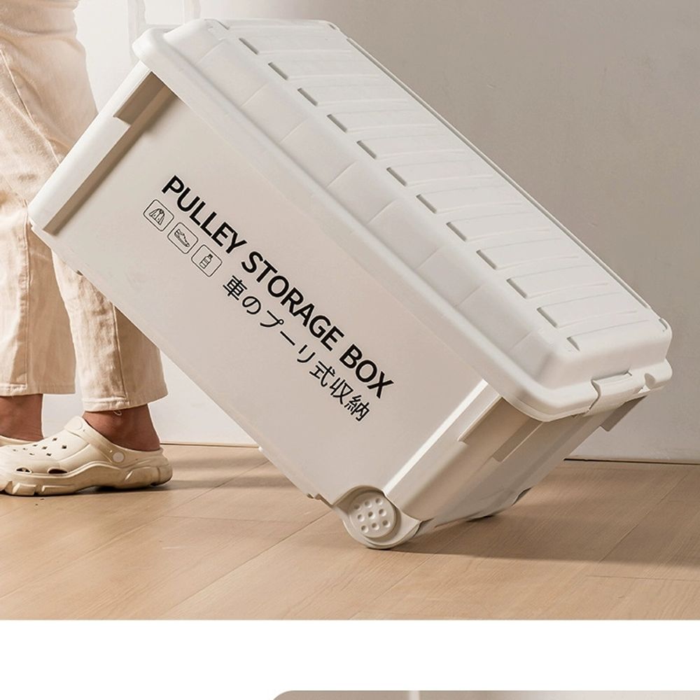 이동식 트롤리 캠핑 서빙 핸드 트레이 박스 웨건 A. 84L 회색 및 흰색 인쇄, A. 1 - 상세 이미지 4