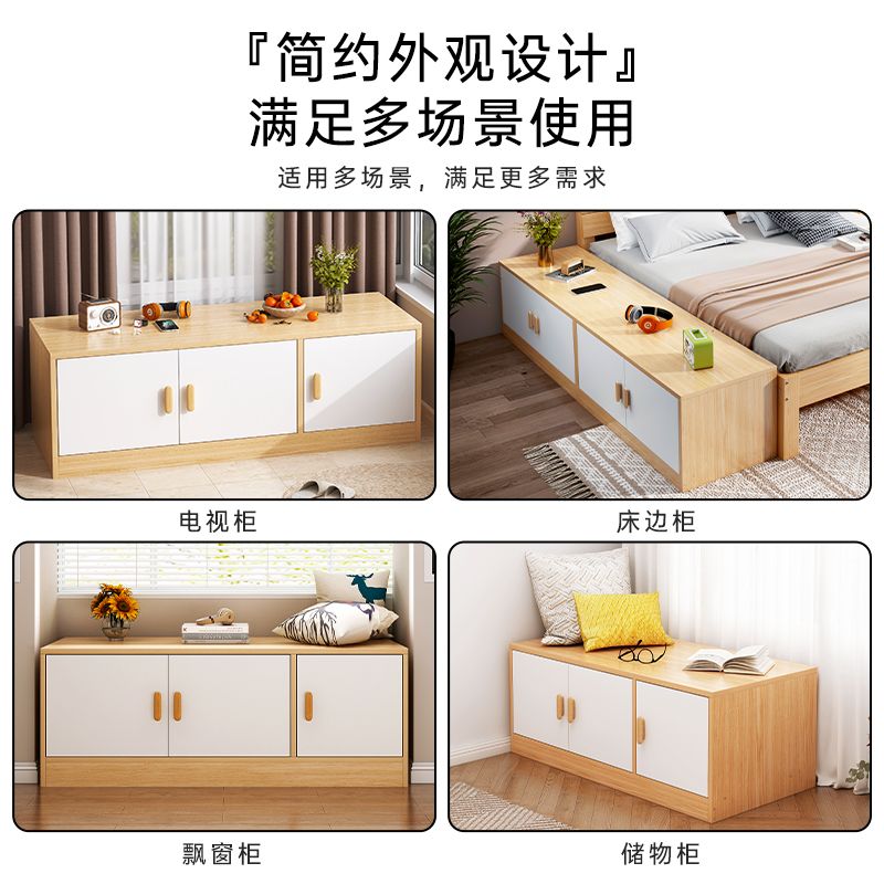 tv 거실장 장식장 1200 원룸 모던 원목 선반 티비장 - 상세 이미지 5