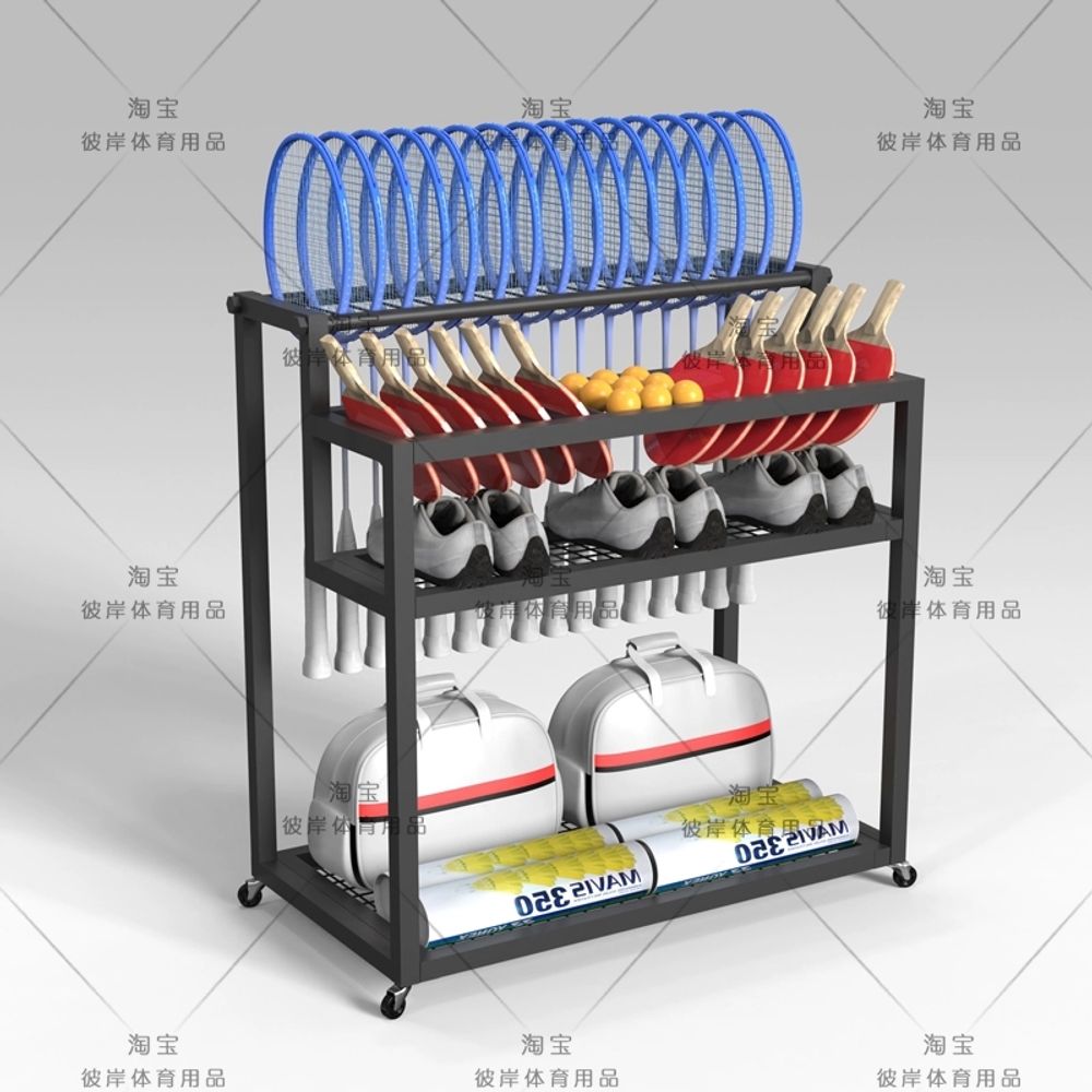 배드민턴라켓거치대 테니스 B. 블랙배드민턴 라켓 10개 탁구 라켓 1, A. 스토리지 랙 - 상세 이미지 2