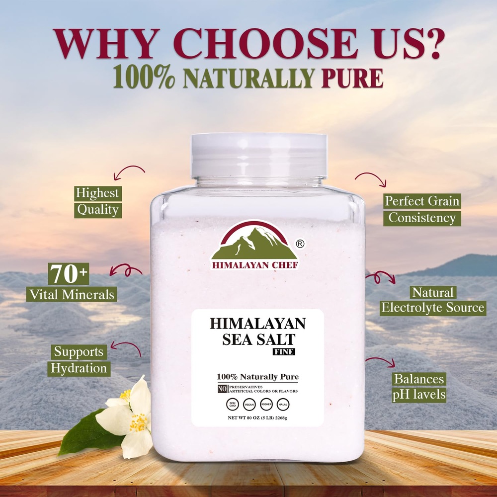Himalayan 히말라야 핑크솔트 2260g 천연 미네랄 - 상세 이미지 2