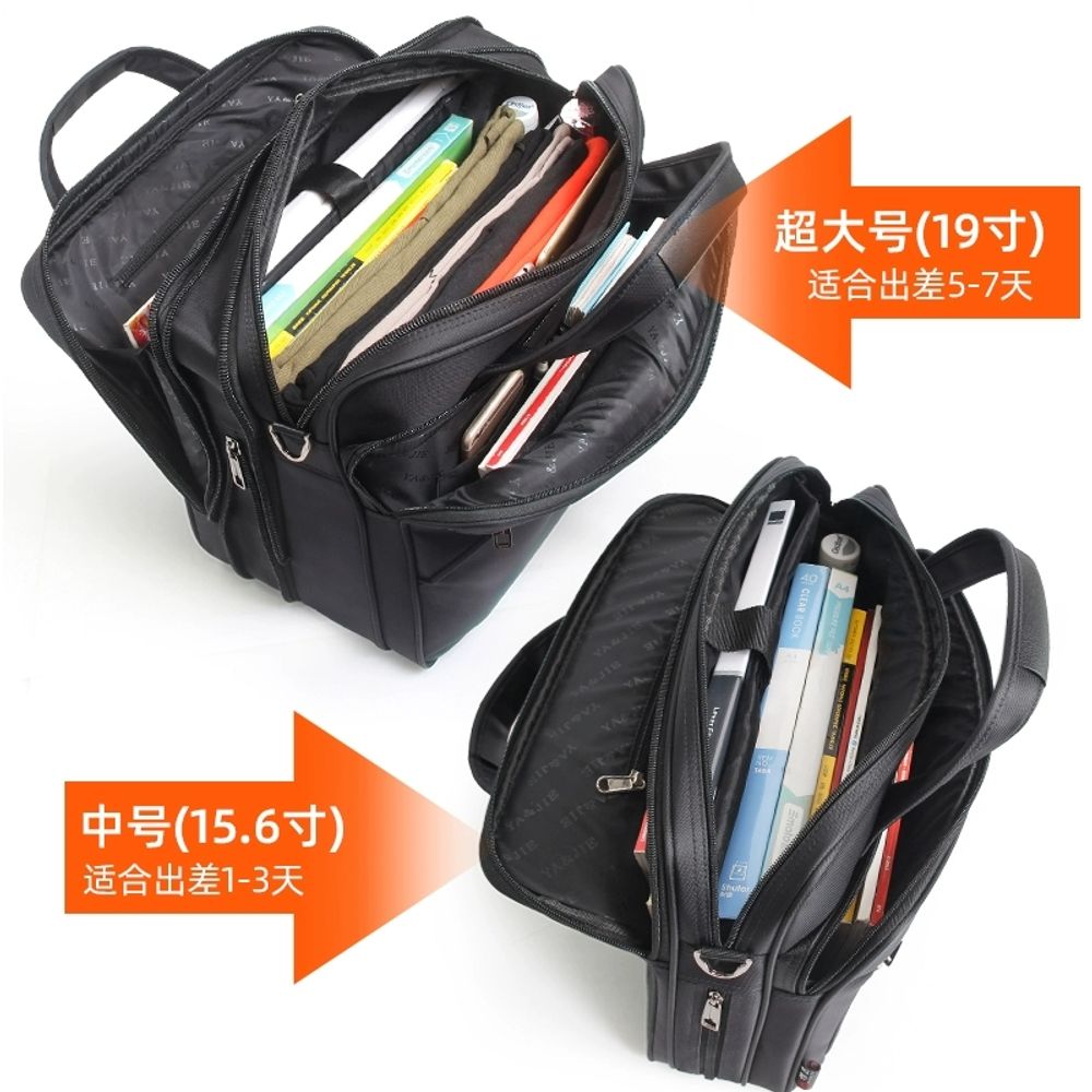 대형 서류가방 비즈니스가방 옥스포드 여행 남자서류가방 A. 6606XL 블랙 - 상세 이미지 4
