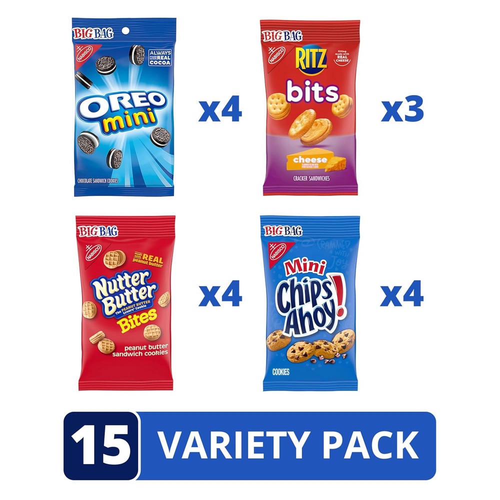 OREO 오레오 칩스어호이 미니쿠키 믹스팩 15개 - 상세 이미지 3