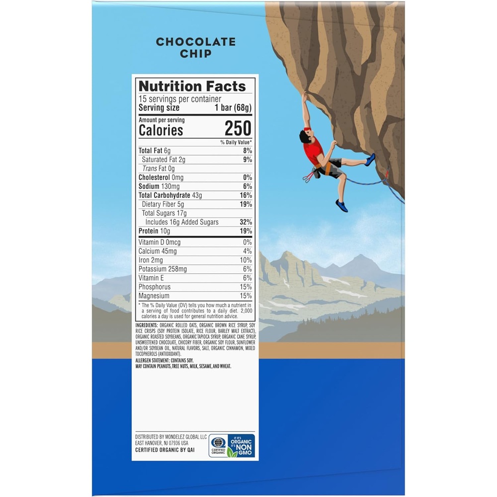 CLIF BAR  클리프바  단백질바 초코칩 15팩 - 상세 이미지 3