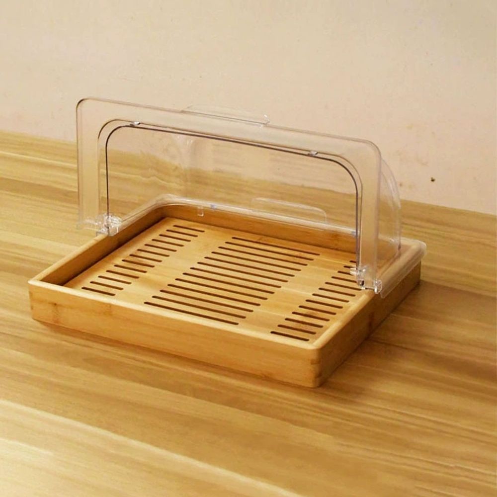 베이커리 디저트 진열대 카페 선반 케이크 원 A. 32.526.5H2cm 짙은 줄무늬 대나 - 상세 이미지 3
