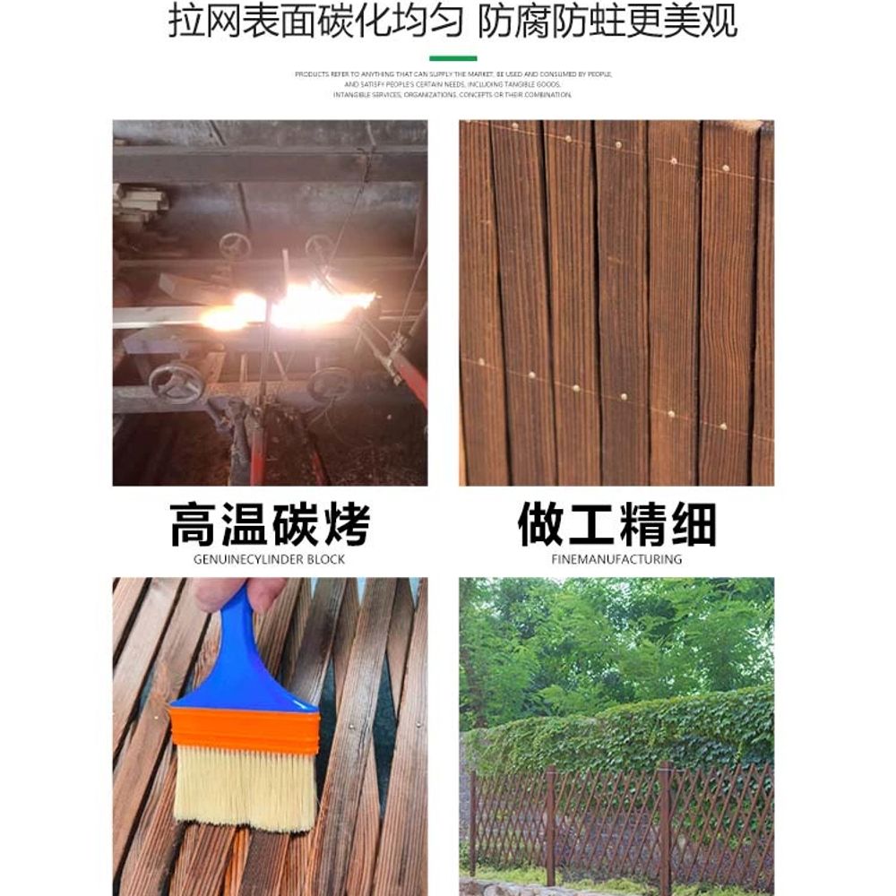원목 접이식 텃밭 플랜트박스 방부 A. 오일브러싱 및 농축탄화 땅에 묻음 높이 , A. 큰 - 상세 이미지 4
