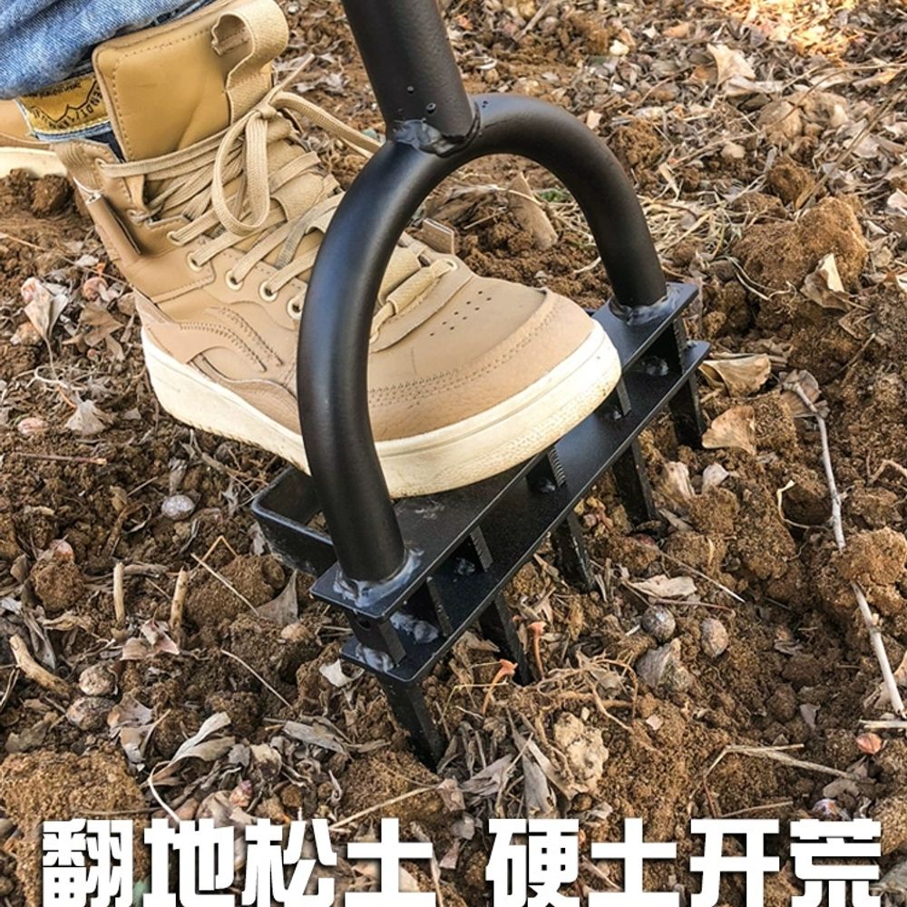 땅 파는 도구 땅파기 괭이 맞삽 터너 고추 A. 노동력 절감 추천 두꺼워진 곡선 이빨 심 - 상세 이미지 3