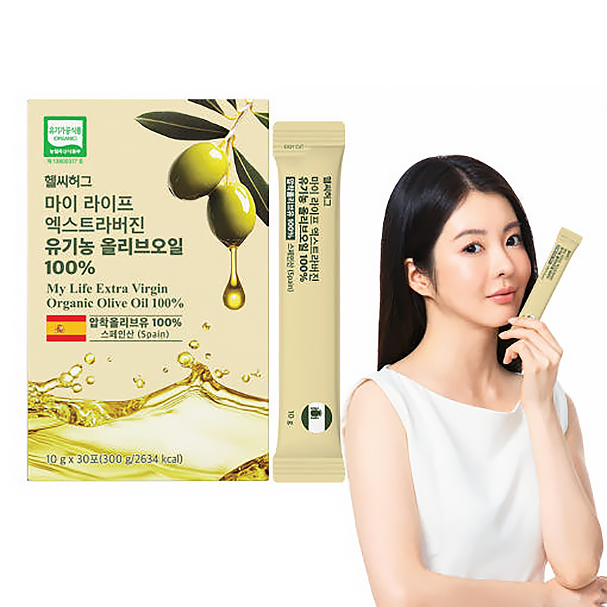헬씨허그 리얼 유기농 엑스트라버진 올리브오일 100% 300ml, 1개 - 메인 이미지