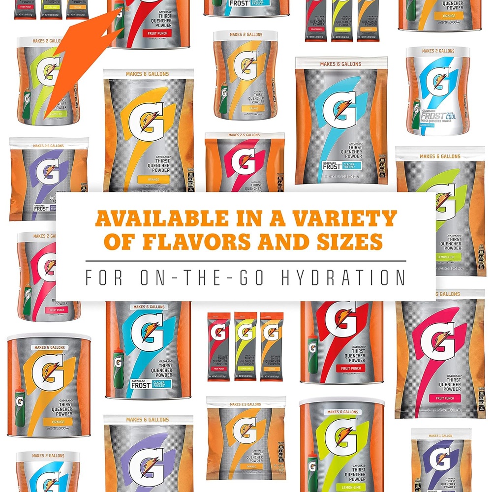 Gatorade 게토레이 파우더 3종 30포 이온음료 파우더 이미지 7