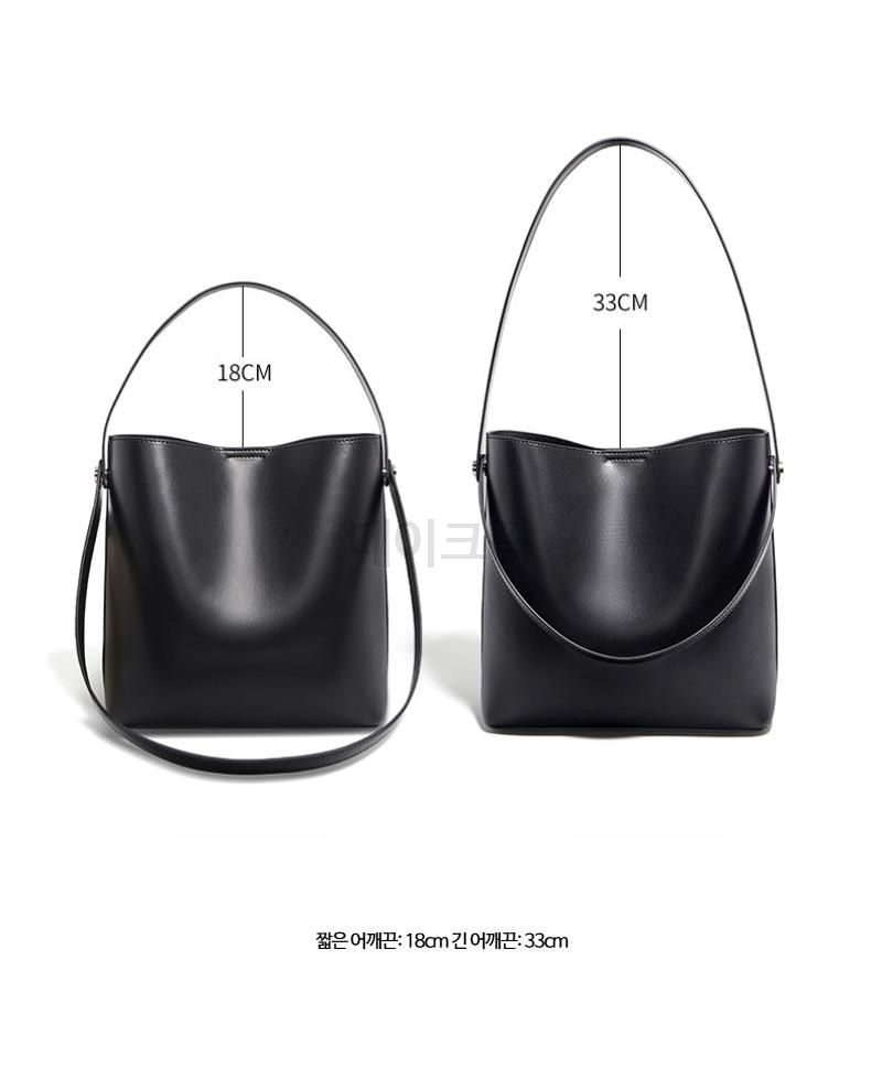 여성 소가죽 토트백 대용량 출퇴근용 캐주얼 디자인 소가죽 세련된 스타일 데일리백 고급스러운 느낌 - 상세 이미지 4