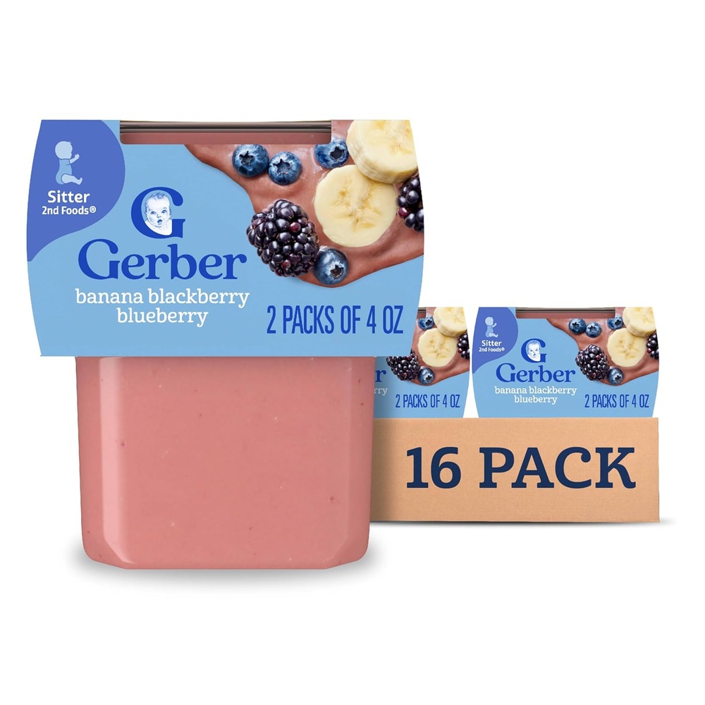 Gerber 거버 2단계  과일 퓨레 8팩
